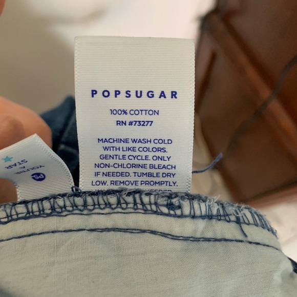 NWOT Popsugar Crop Jeans Size 4 - Picture 9 of 10